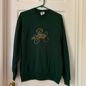 Peace on Earth Christmas Sweatshirt